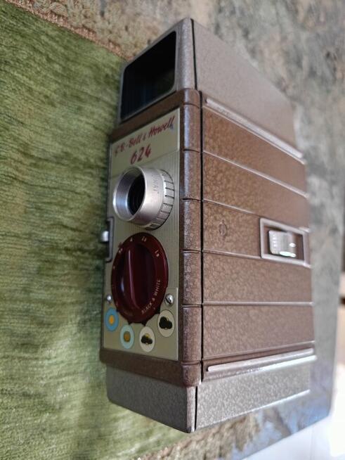 Zabytkowa Kamera Bell & Howell 624, 8mm Vintage Unikat