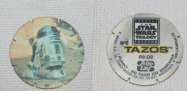 Tazo Tazos Star Wars Trilogy Special Edition lata 90 Używane