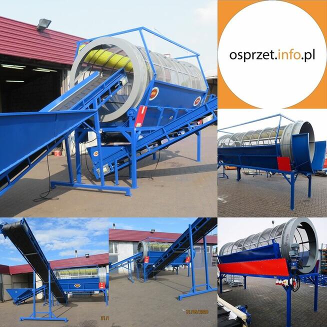 Stacjonarny przesiewacz do ziemi, elektryczny - 488 cm