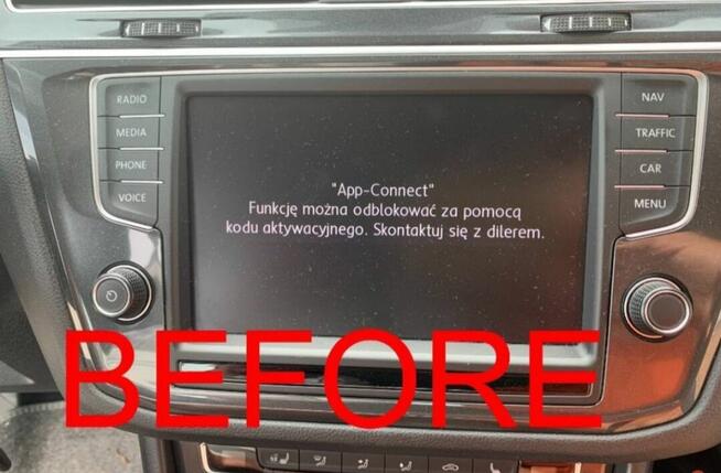 Apple CarPlay AppConnect Volkswagen VW MIB2 Discovery