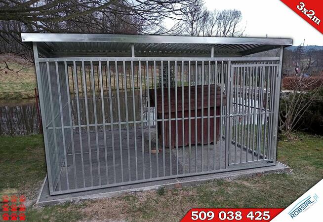 Kojec dla psa 3x2m Ocynk