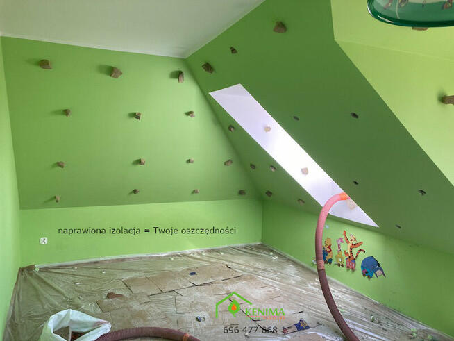 Naprawa ocieplenia poddasza - czyste powietrze