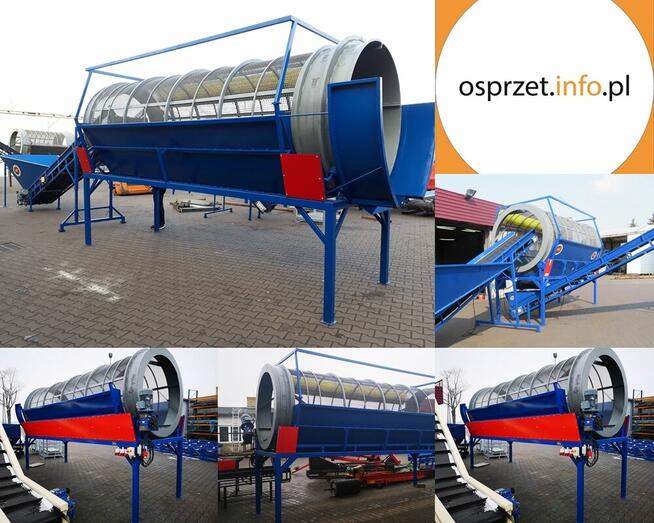 Stacjonarny przesiewacz do ziemi, elektryczny - 488 cm