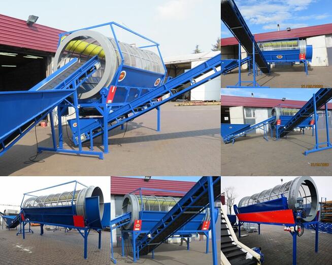 Stacjonarny przesiewacz do ziemi, elektryczny - 488 cm