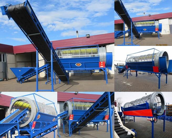 Stacjonarny przesiewacz do ziemi, elektryczny - 488 cm