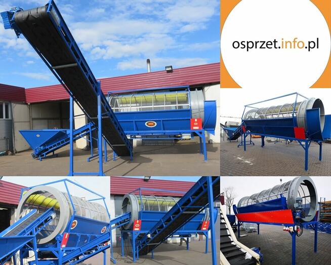 Stacjonarny przesiewacz do ziemi, elektryczny - 488 cm