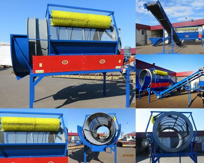 Przesiewacz do ziemi stacjonarny, elektryczny