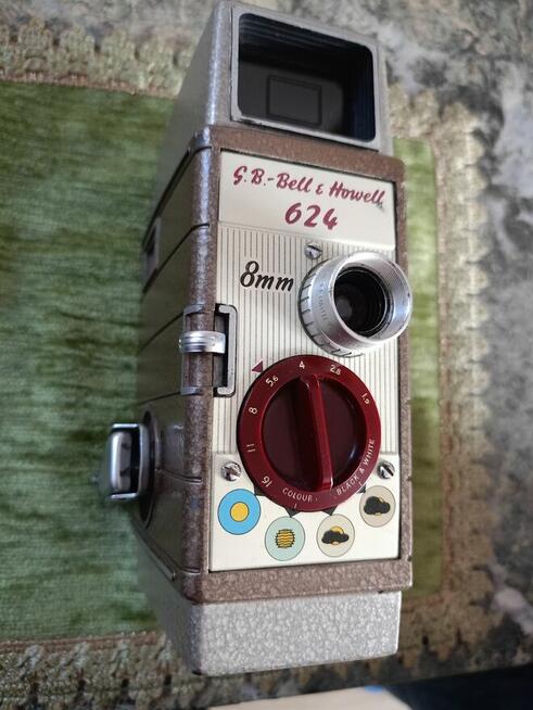 Zabytkowa Kamera Bell & Howell 624, 8mm Vintage Unikat