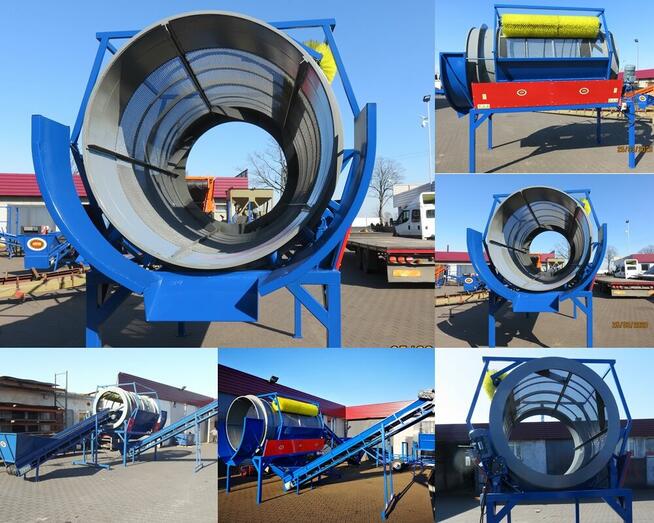 Przesiewacz do ziemi stacjonarny, elektryczny