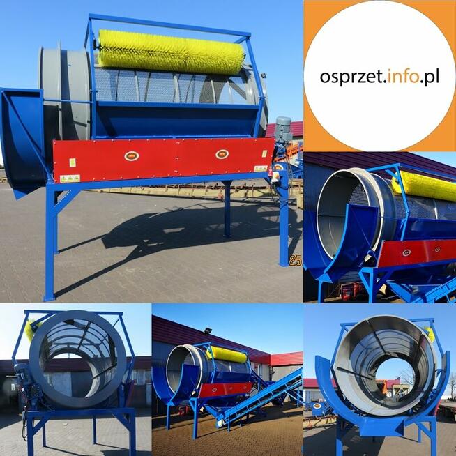 Przesiewacz do ziemi stacjonarny, elektryczny