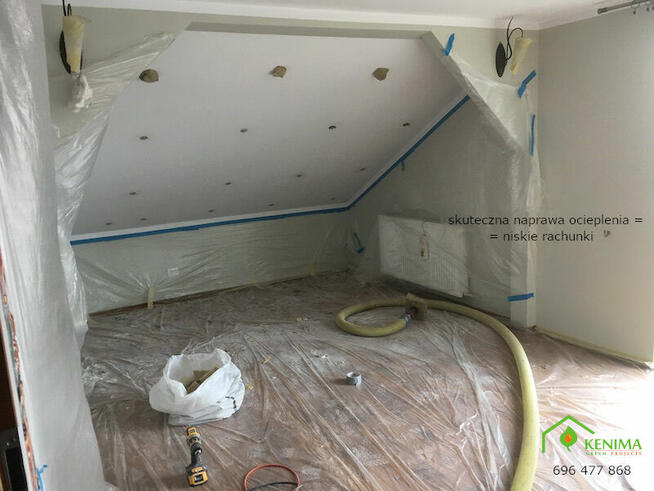 Naprawa ocieplenia poddasza - czyste powietrze