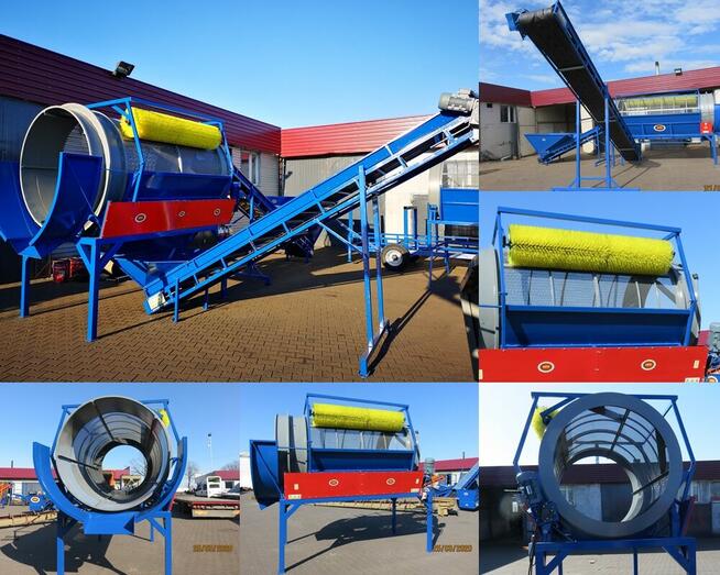 Przesiewacz do ziemi stacjonarny, elektryczny