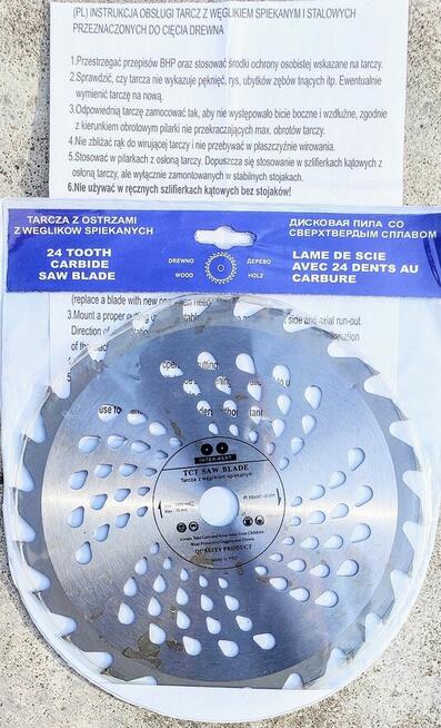 TARCZA PIŁA TARCZOWA Z WIDIĄ DO DREWNA 230x24z / 22,2 Fi 230