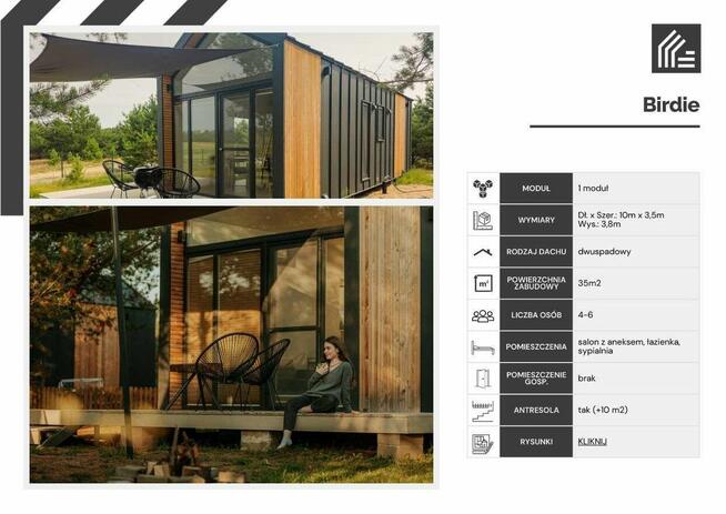 PROMO Dz. Bud. 1800 + 3 domki 35 + basen + 3xbalie