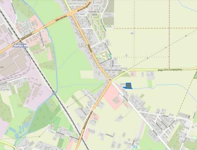 Działka usługowa przy Biedronce