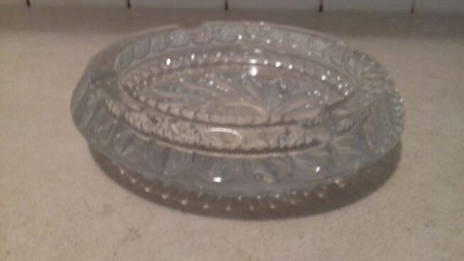 Popielnica kryształowa duża, Vintage, do sprzedania
