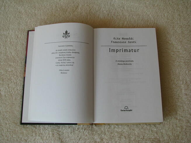 Imprimatur – Rita Monaldi, Fransesco Sorti
