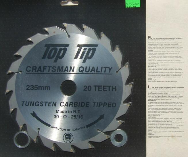 TARCZA PIŁA WIDIOWA DO DREWNA 130x24z/16 134x14z/16 150x24z/