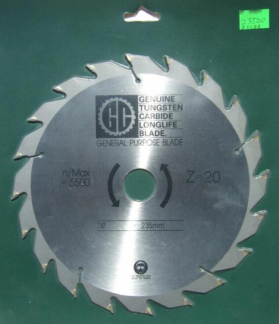 TARCZA PIŁA WIDIOWA DO DREWNA 130x24z/16 134x14z/16 150x24z/