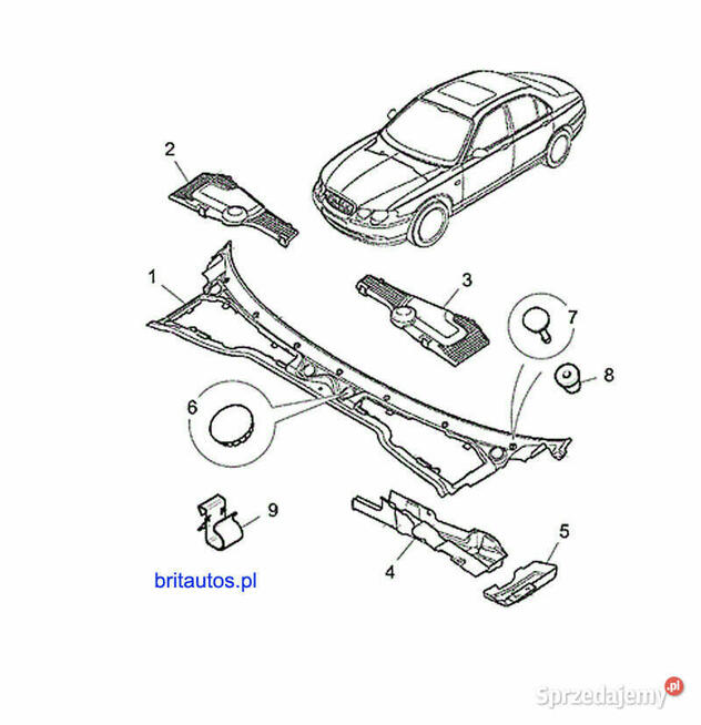 ROVER 75 MG ZT GNIAZDO MOCOWANIA SPINKI PODSZYBIA NOWE !!!
