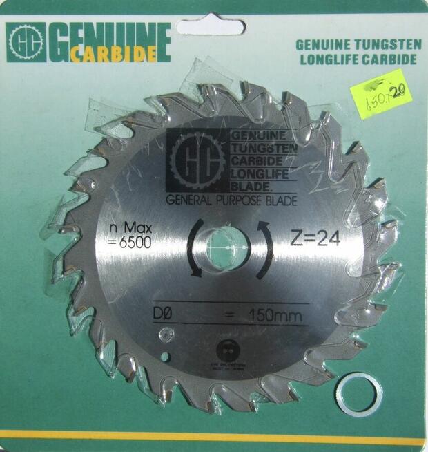 TARCZA PIŁA WIDIOWA DO DREWNA 130x24z/16 134x14z/16 150x24z/