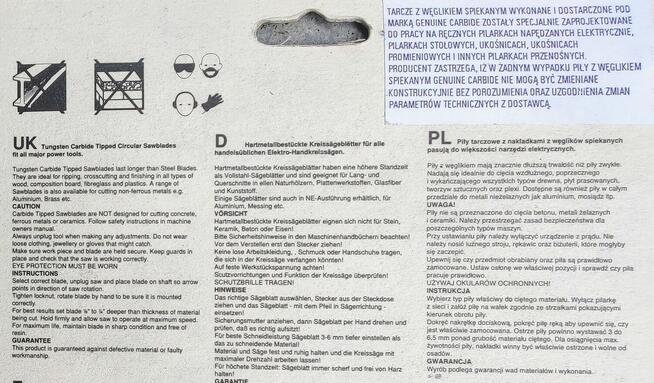 TARCZA PIŁA TARCZOWA Z WIDIĄ DO DREWNA 230x24z / 22,2 Fi 230