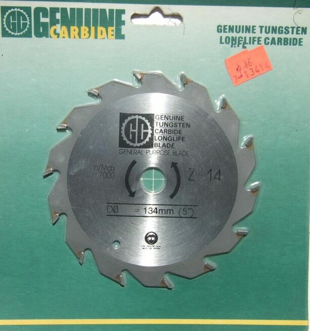 TARCZA PIŁA WIDIOWA DO DREWNA 130x24z/16 134x14z/16 150x24z/