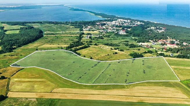 Działki pod studium około 1000 metrów od plaży