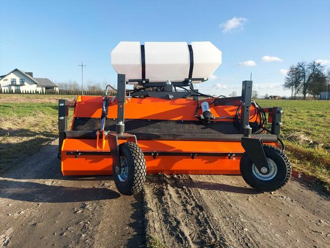 ZAMIATARKA Komunalna + kosz na odpady ! Euro/Tuz/Widły !