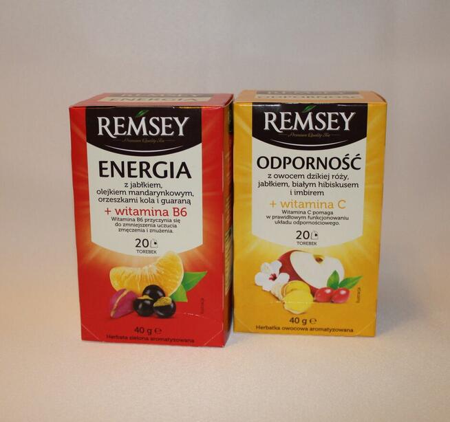 Herbata Remsey - zielona Energia / owocowa Odporność 20t.