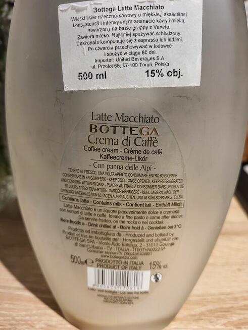 Bottega Latte Macchiato 500 ml - Pusta kolekcjonerska