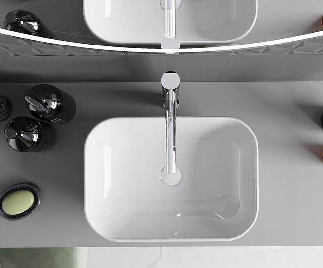 UMYWALKA NABLATOWA 45x32 Biała