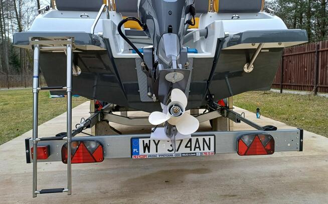 Motorówka SCALAR 525+Silnik YAMAHA 60KM+Przyczepa BRENDERUP