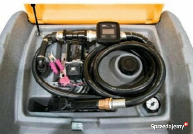 Zbiornik mobilny na olej napędowy 400L Swimer Licznik