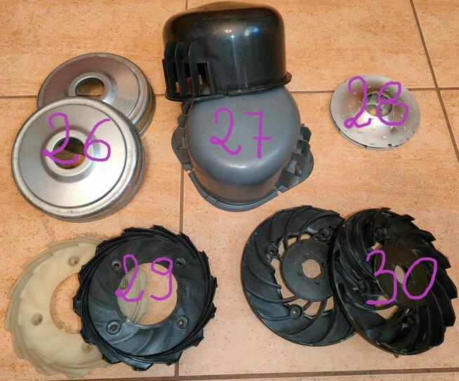 Zelmer Jupiter TYP 4000.0.K58H P 2000W-odkurzacz / części !