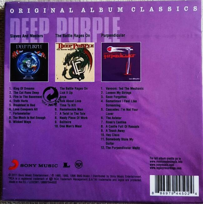 Polecam Zestaw Album 3 płytowy CD Rock Legenda Deep Purple