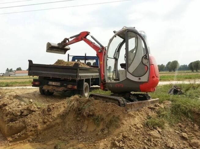 Transport wywrotką 3.5t piach, gruz, drewno