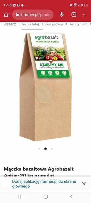 Nawóz ekologiczny, agrobazalt, mączka bazaltowa,20kg okazja