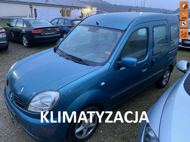 Renault Kangoo Klimatyzacja sprawna, alufelgi, 2* drzwi suwane, przebieg gwarant.