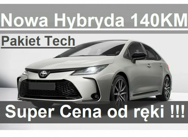 Toyota Corolla Nowa Hybryda 140KM 1,8 Comfort Kamera 2023 Dostępny  - 1362zł