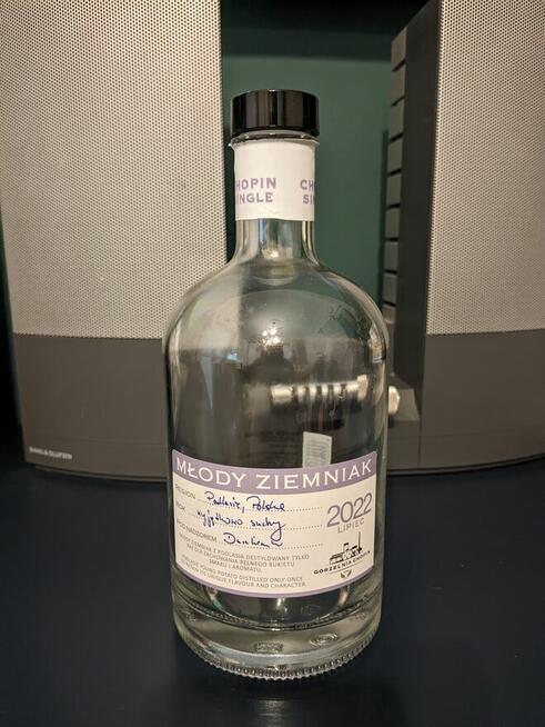 Młody Ziemniak Butelka PUSTA Kolekcjonerska 0,5L real foto