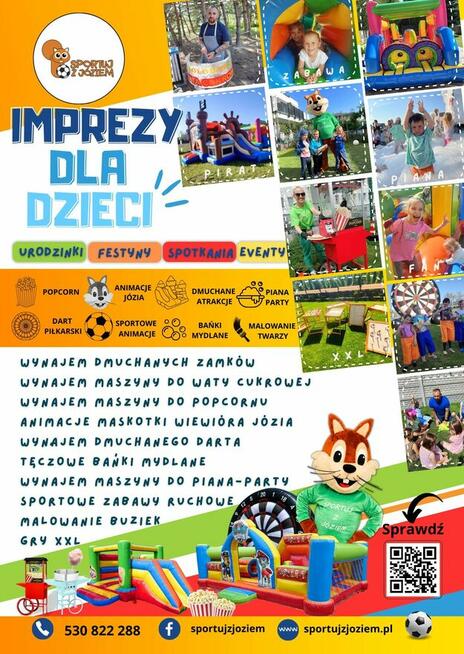 Organizacja imprez dla dzieci #dmuchańce #animacje#malowanie