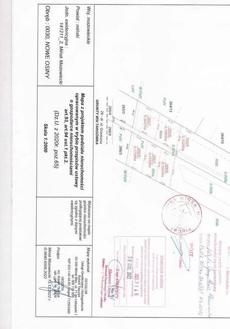 Sprzedam działki budowlane Nowe Osiny k/ Mińska Mazowieckieg