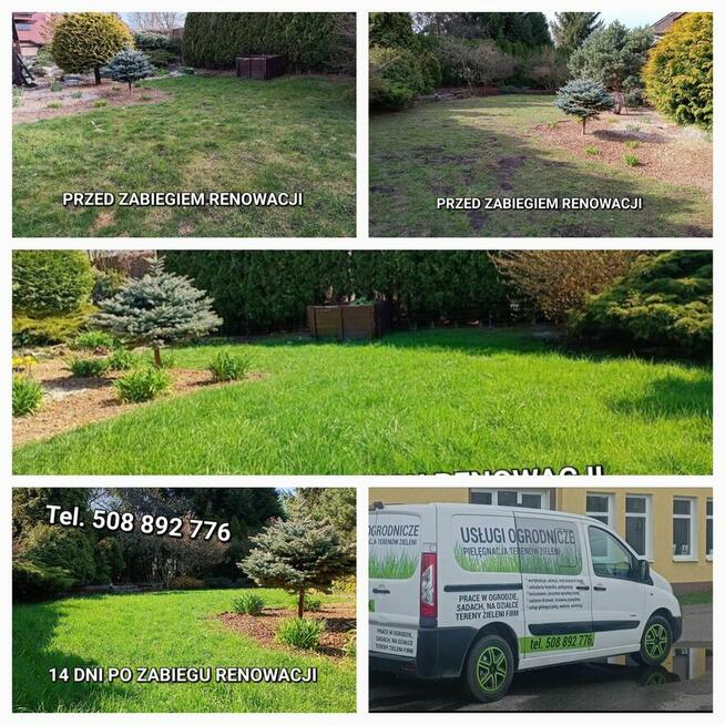 Wertykulacja , koszenie trawy.sadzenie tuji.drzewek.krzewów