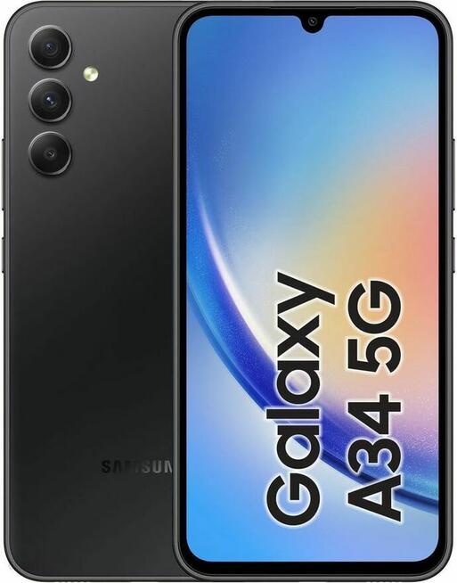Samsung Galaxy A34 5G SM-A346 8/256GB Czarny - 2 sztuki