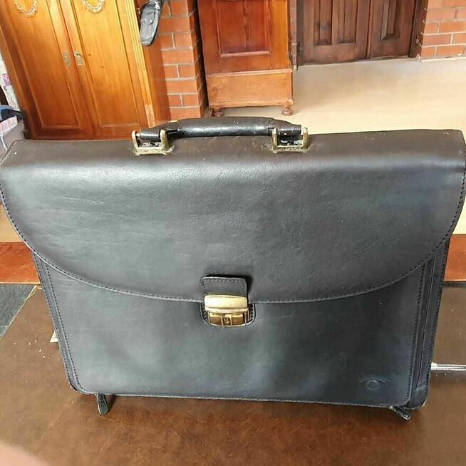 Teczka elegancka z naturalnej skóry, angielska