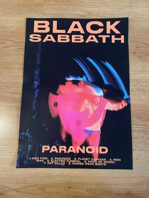 Plakat Black Sabbath - Paranoid
