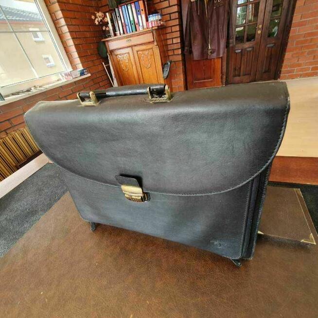 Teczka elegancka z naturalnej skóry, angielska