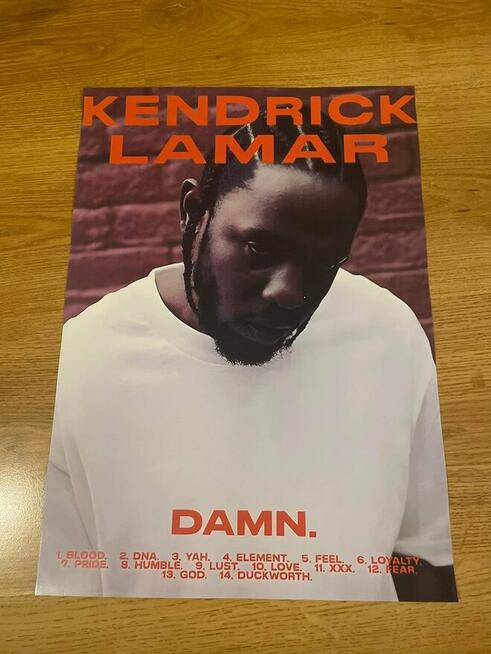 Plakat Kendrick Lamar - Damn.
