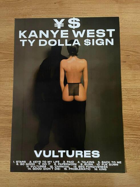 Plakat Kanye West - Vultures 1